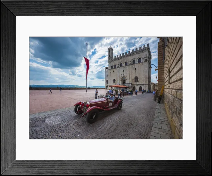 Framed Print : Italy, Umbria, Gubbio, Mille Miglia