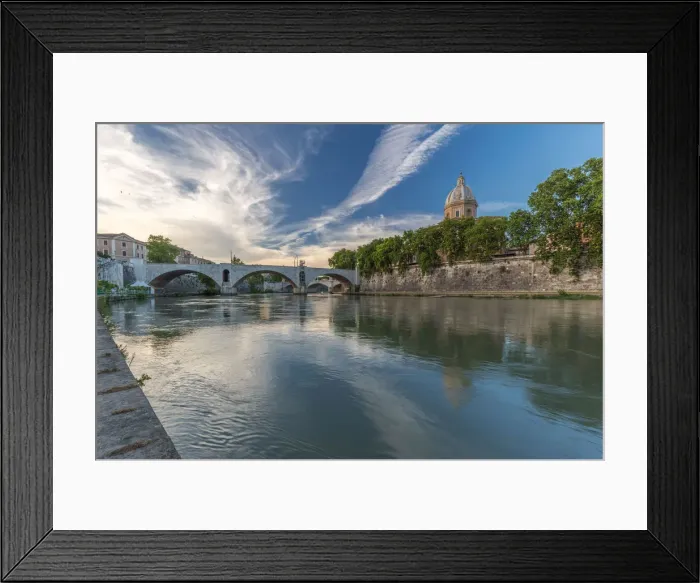 Framed Print : Europe, Italy, Lazio, Rome. Tiber River Framed Print : Europe, Italy, Lazio, Rome. Tiber River
