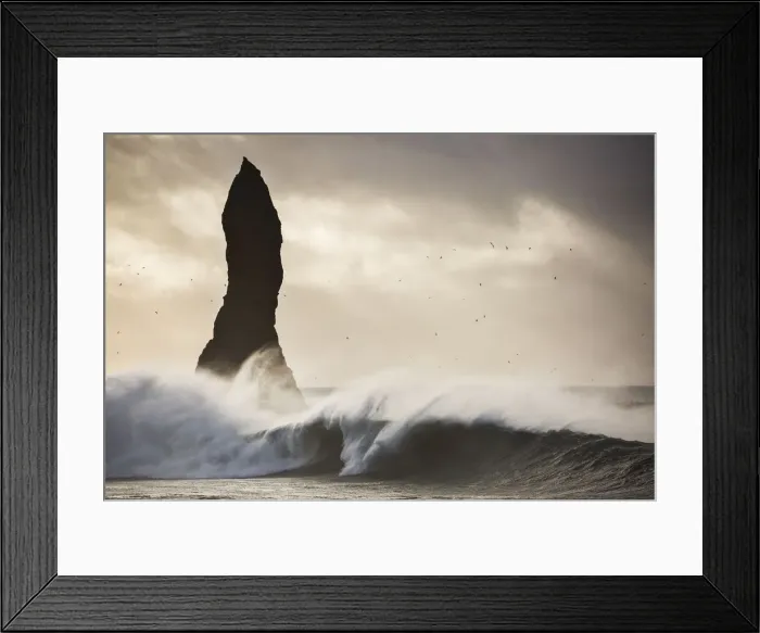 Framed Print : Waves at Reynisdrangar, Vik Southern Iceland, Iceland Framed Print : Waves at Reynisdrangar, Vik Southern Iceland, Iceland