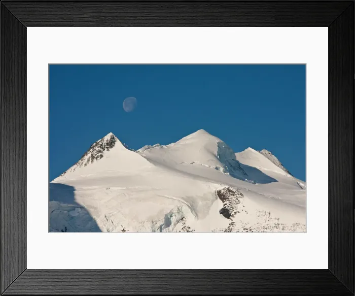 Framed Print : Bellavista peaks in Bernina range, Switzerland Framed Print : Bellavista peaks in Bernina range, Switzerland