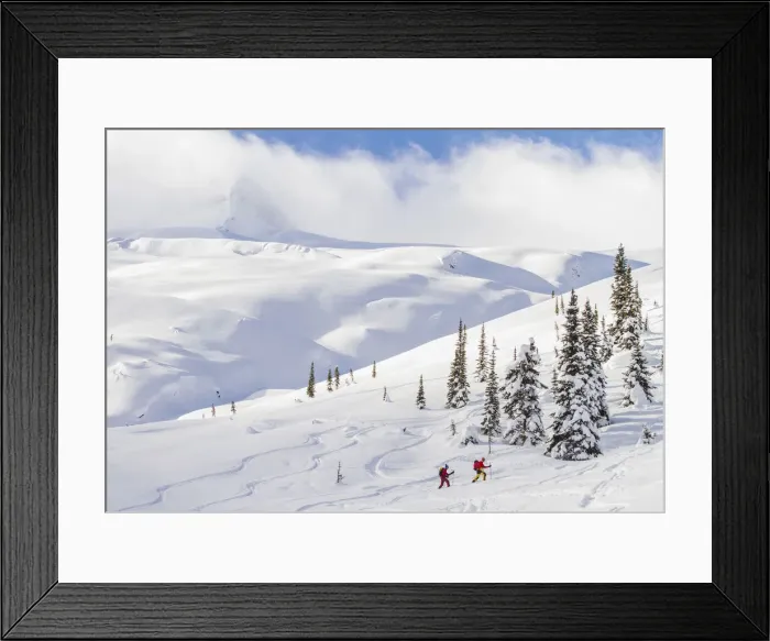Framed Print : Asulkan valley in winter, Roger pass, British Columbia, Canada Framed Print : Asulkan valley in winter, Roger pass, British Columbia, Canada