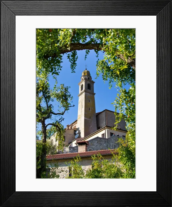 Framed Print : Church in the Euganei hills, Padova, Veneto, Italy Framed Print : Church in the Euganei hills, Padova, Veneto, Italy