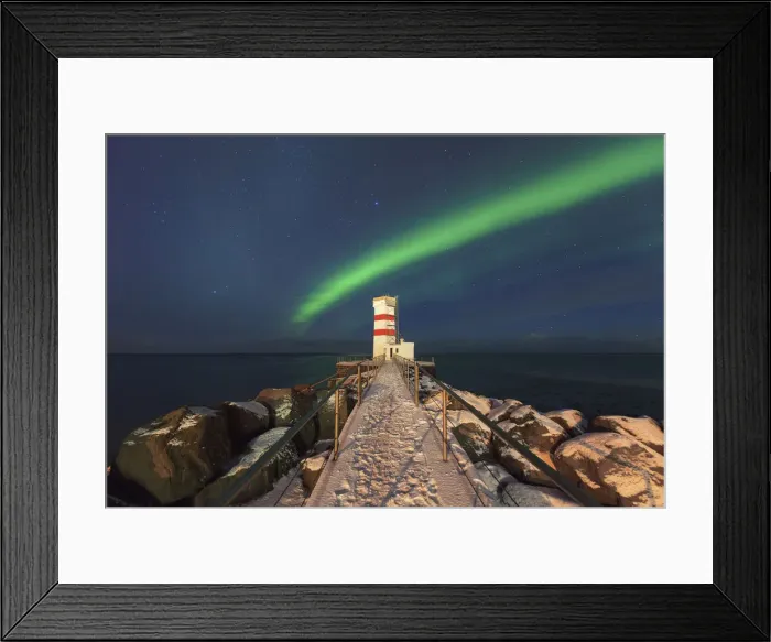 Framed Print : Gardur old lighthouse, Iceland, Europe Framed Print : Gardur old lighthouse, Iceland, Europe