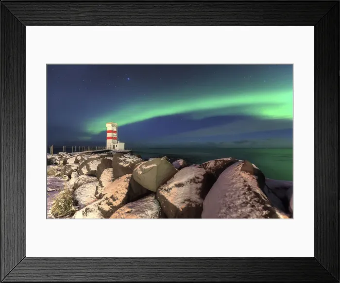 Framed Print : Gardur lighthouse, Iceland, Europe. kp5 Storm Framed Print : Gardur lighthouse, Iceland, Europe. kp5 Storm