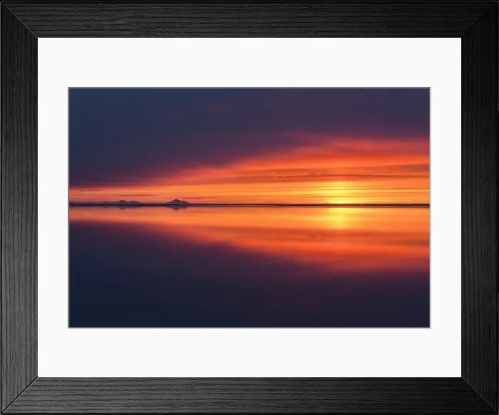 Framed Print : Sunset over Atlantic Ocean, Skogar, Iceland Framed Print : Sunset over Atlantic Ocean, Skogar, Iceland