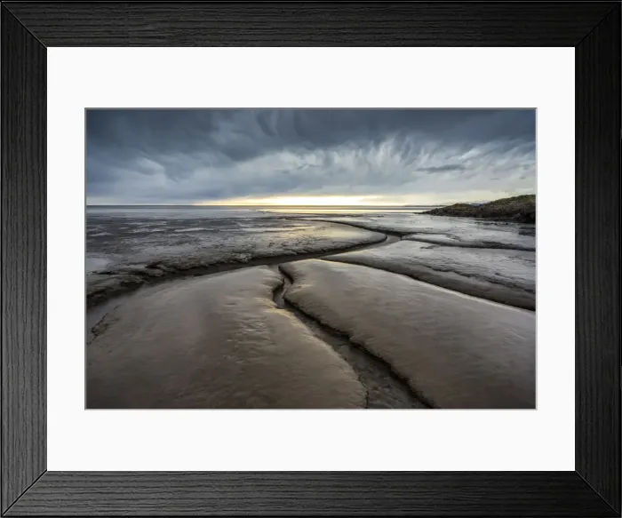 Framed Print : Lines on the beach near the town of Hofn, Eastern Iceland, Europe Framed Print : Lines on the beach near the town of Hofn, Eastern Iceland, Europe