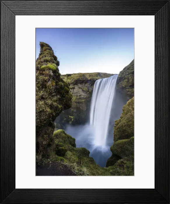Framed Print : Skogafoss waterfall, Skogar, Gardabaer, Capital Region, Iceland, Europe Framed Print : Skogafoss waterfall, Skogar, Gardabaer, Capital Region, Iceland, Europe