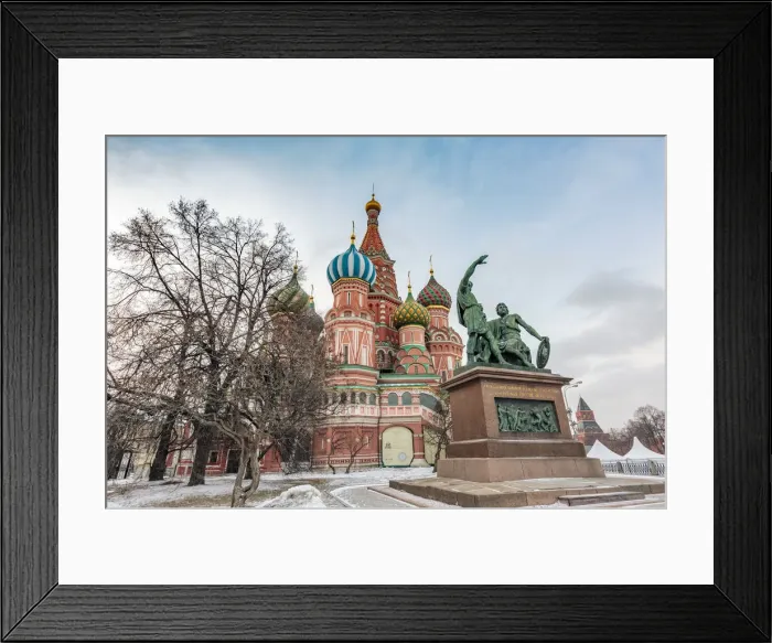 Framed Print : Russia, Moscow, Red Square, St. Basils Cathedral Framed Print : Russia, Moscow, Red Square, St. Basils Cathedral