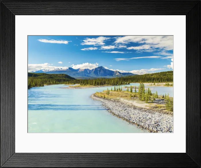 Framed Print : Icefields Parlway near Maligne Lake, Jasper National Park, Alberta, Canada