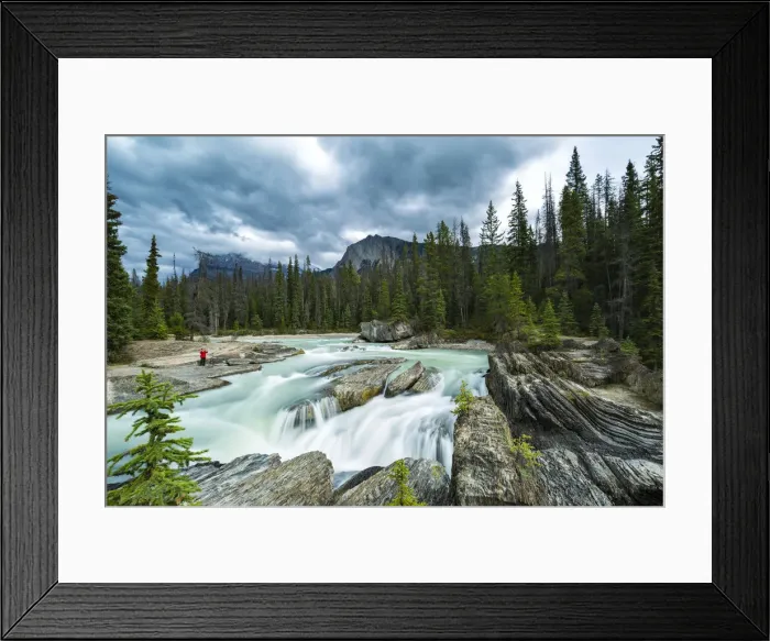 Framed Print : Waterfalls near Natural Bridge, Yoho National Park, Field, British Columbia, Canada Framed Print : Waterfalls near Natural Bridge, Yoho National Park, Field, British Columbia, Canada