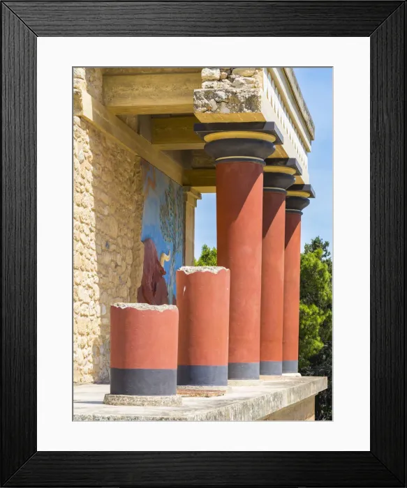 Framed Print : Knossos arechological site in Crete, Greece Framed Print : Knossos arechological site in Crete, Greece