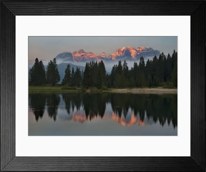 Framed Print : Nambino lake, Trentino, Italy, Italia, Europe. Sunset on Nambinos lake Framed Print : Nambino lake, Trentino, Italy, Italia, Europe. Sunset on Nambinos lake