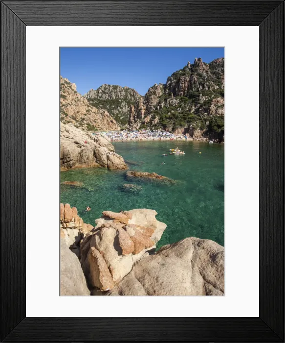 Framed Print : Paradise coast, Tirreno sea, Sardinia, Italy Framed Print : Paradise coast, Tirreno sea, Sardinia, Italy