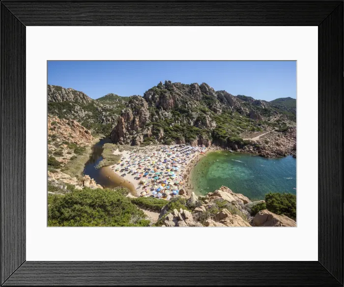 Framed Print : Paradise coast, Sardinia, Italy