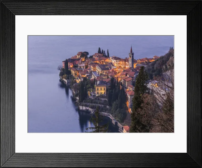 Framed Print : Como lake, provence of Lecco, Varenna village, Lombardy, italy Framed Print : Como lake, provence of Lecco, Varenna village, Lombardy, italy