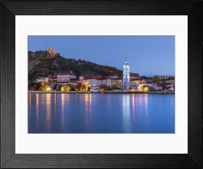 Framed Print : Duernstein, Wachau, Waldviertel, district of Krems, Lower Austria, Austria, Europe