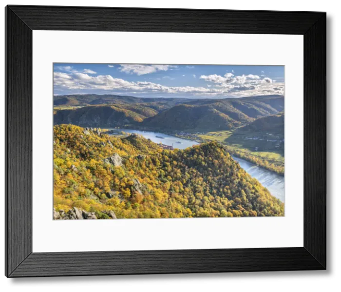 Framed Print : Duernstein, Wachau, Waldviertel, Lower Austria, Austria, Europe Framed Print : Duernstein, Wachau, Waldviertel, Lower Austria, Austria, Europe