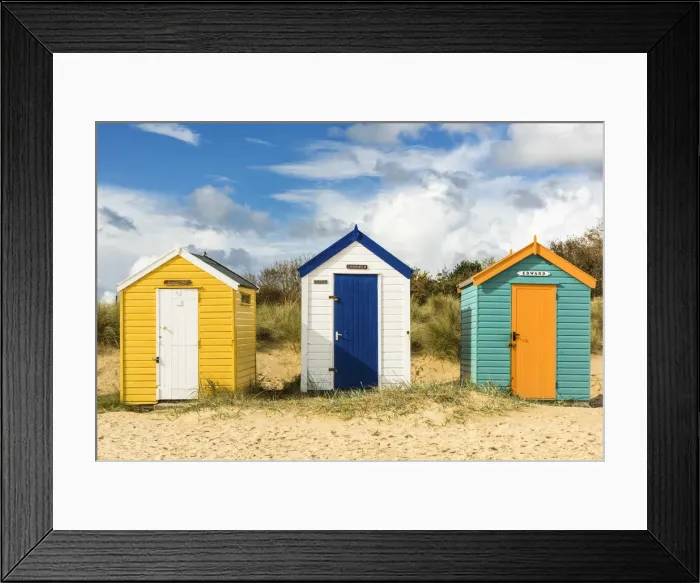 Framed Print : Beach huts, Southwold, Suffolk, UK Framed Print : Beach huts, Southwold, Suffolk, UK