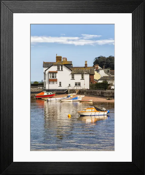 Framed Print : Shaldon village, Devon, UK Framed Print : Shaldon village, Devon, UK