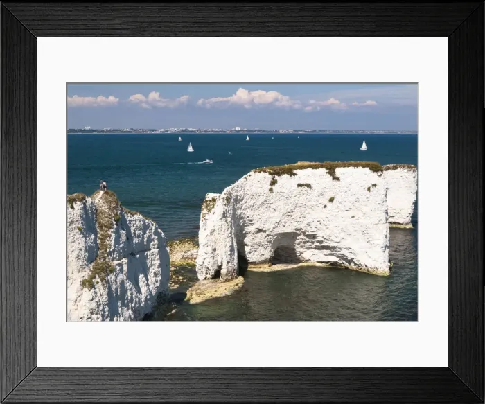 Framed Print : Old Harry Rocks on the Isle of Purbeck, Dorset, UK Framed Print : Old Harry Rocks on the Isle of Purbeck, Dorset, UK