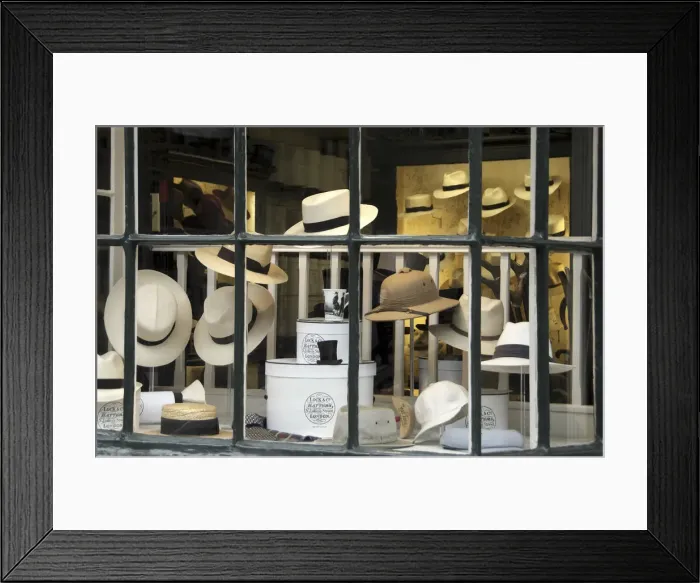 Framed Print : James Lock & Co, St. Jamess Street, London, England, UK Framed Print : James Lock & Co, St. Jamess Street, London, England, UK