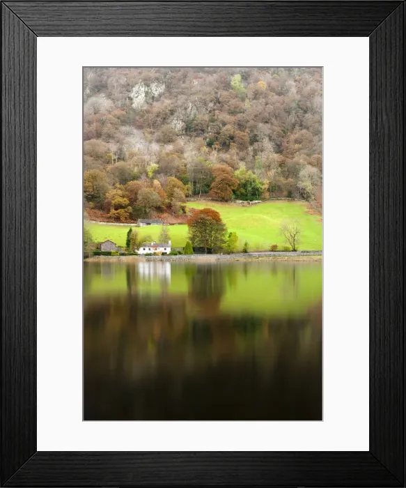 Framed Print : Reflections on Rydal Water, Lake District, Cumbria, UK Framed Print : Reflections on Rydal Water, Lake District, Cumbria, UK
