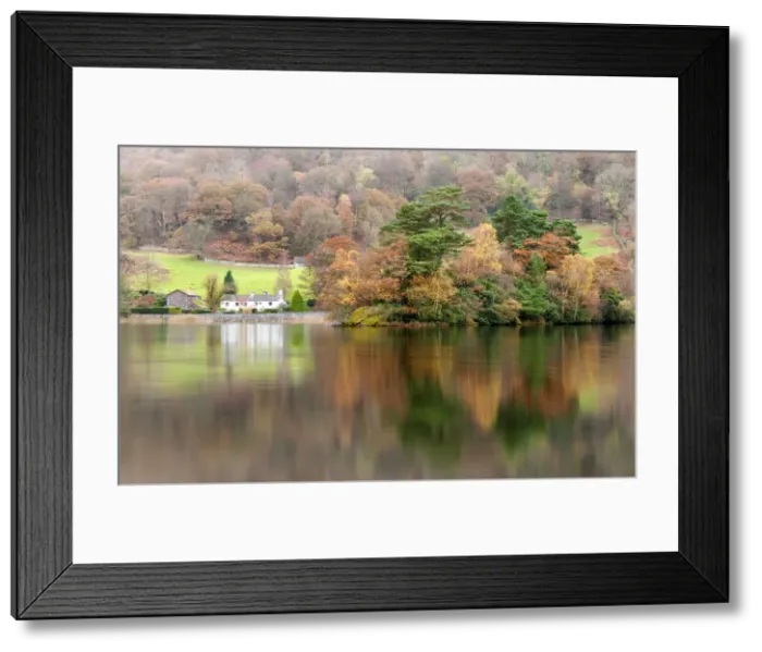 Framed Print : Reflections on Rydal Water, Lake District, Cumbria, UK Framed Print : Reflections on Rydal Water, Lake District, Cumbria, UK