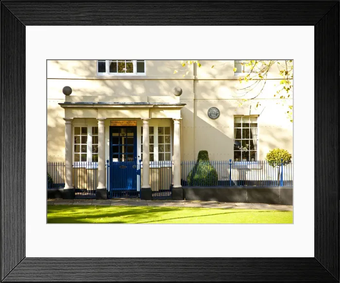 Framed Print : Southwell, England. Burgage Manor, home to Lord Byron Framed Print : Southwell, England. Burgage Manor, home to Lord Byron