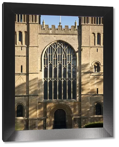 Southwell, England. The west front of the Norman minster