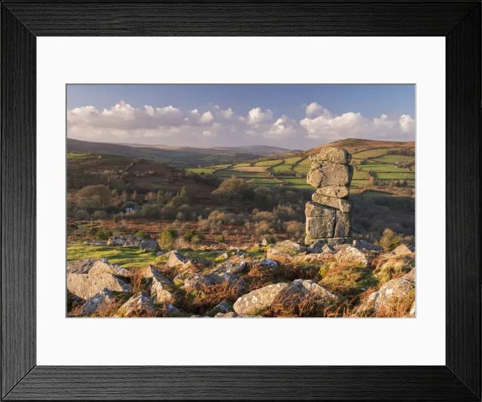 Framed Print : Bowermans Nose on Hayne Down, Dartmoor, Devon, England. Winter (January) 2016 Framed Print : Bowermans Nose on Hayne Down, Dartmoor, Devon, England. Winter (January) 2016