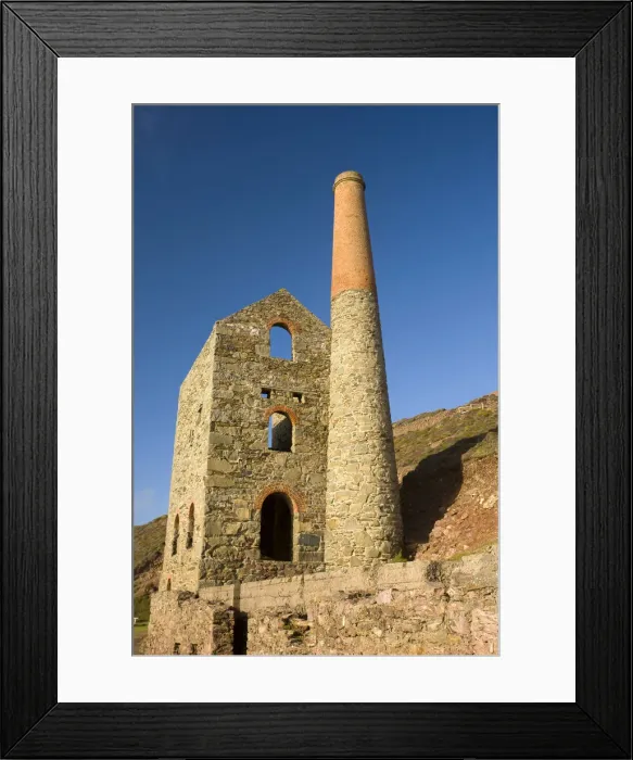 Framed Print : Towan Roath Engine House at Wheal Coates, St Agnes, Cornwall, England Framed Print : Towan Roath Engine House at Wheal Coates, St Agnes, Cornwall, England