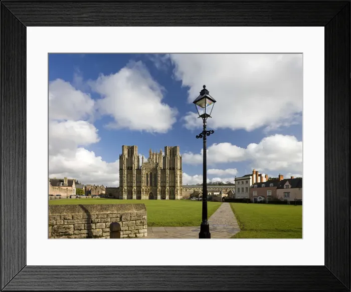 Framed Print : Wells Cathedral, Wells, Somerset. Winter (February) 2010 Framed Print : Wells Cathedral, Wells, Somerset. Winter (February) 2010