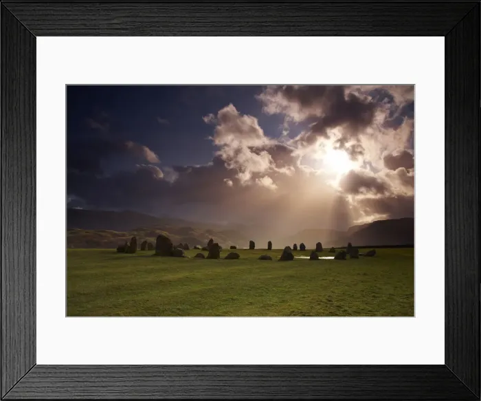 Framed Print : Castlerigg Stone Circle, Keswick, Lake District National Park, Cumbria, England Framed Print : Castlerigg Stone Circle, Keswick, Lake District National Park, Cumbria, England