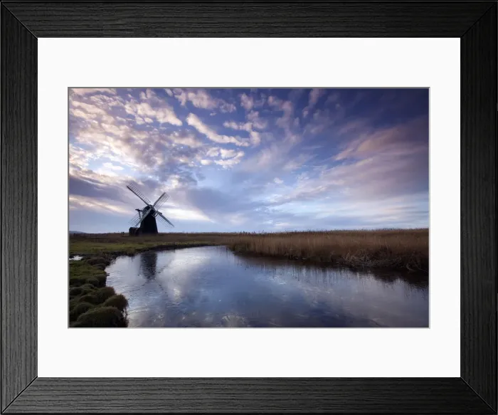 Framed Print : Herringfleet Mill, Herringfleet, Suffolk, England Framed Print : Herringfleet Mill, Herringfleet, Suffolk, England