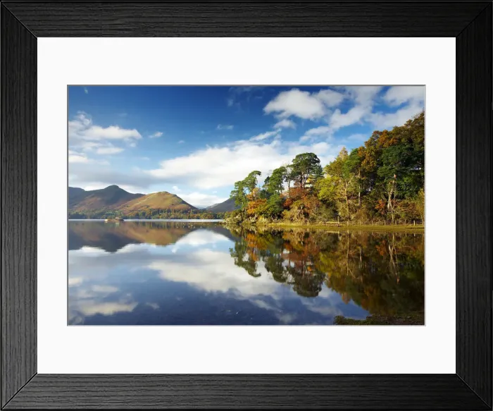 Framed Print : Friars Crag Reflecting in Derwent Water, Lake District National Park, Cumbria Framed Print : Friars Crag Reflecting in Derwent Water, Lake District National Park, Cumbria