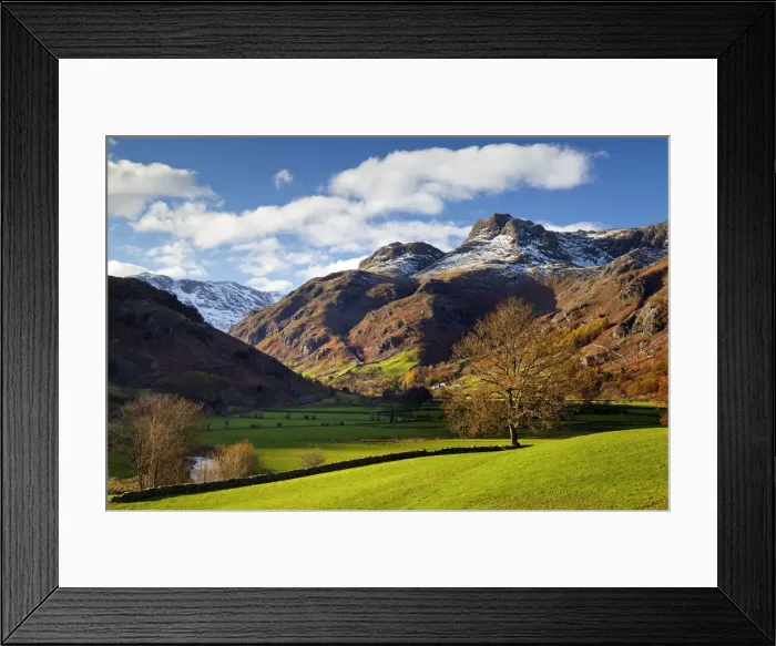 Framed Print : Great Langdale, Lake District National Park, Cumbria, England Framed Print : Great Langdale, Lake District National Park, Cumbria, England