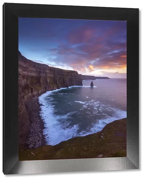 Sunset Cliff of Moher, County Clare, Ireland