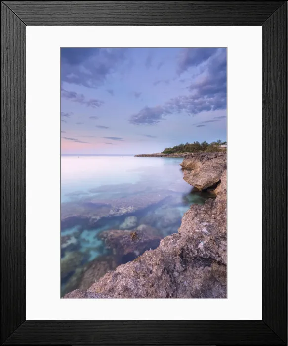 Framed Print : Europe, Italy, Salento beaches at sunrise, province of Taranto, Apulia Framed Print : Europe, Italy, Salento beaches at sunrise, province of Taranto, Apulia