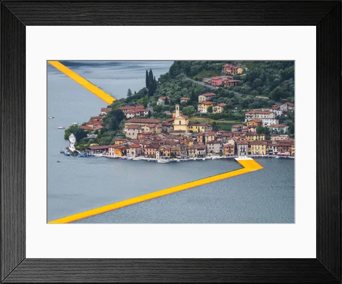 Framed Print : Europe, Italy, The Floating Piers in Iseo lake, province of Brescia Framed Print : Europe, Italy, The Floating Piers in Iseo lake, province of Brescia