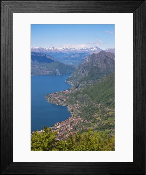 Framed Print : Europe, Italy, The coast of Lake Iseo in province of Brescia Framed Print : Europe, Italy, The coast of Lake Iseo in province of Brescia
