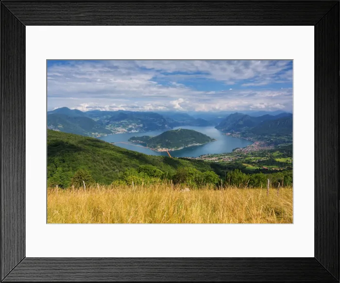 Framed Print : Europe, Italy, the Floating piers in iseo lake, province of Brescia Framed Print : Europe, Italy, the Floating piers in iseo lake, province of Brescia