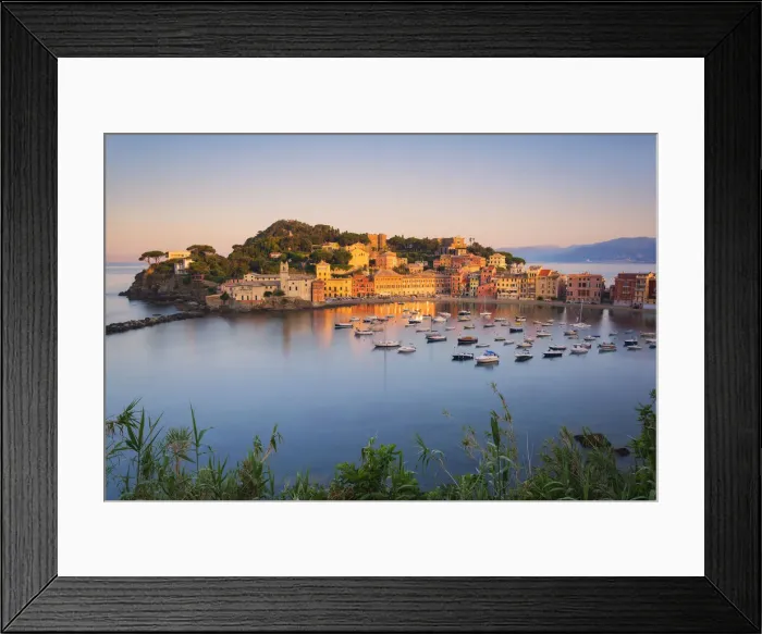 Framed Print : Bay of Silence, Sestri Levante, Genova province, Liguria, Italy