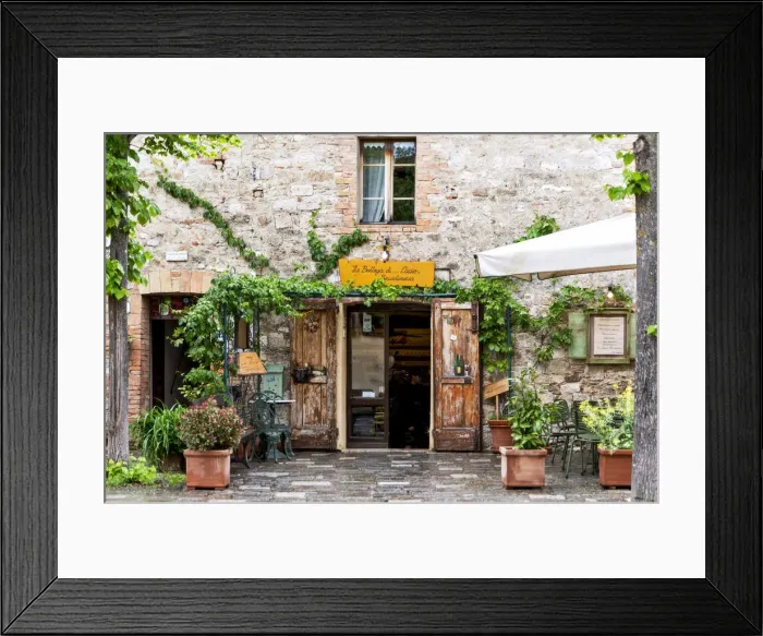 Framed Print : Detail of Bagno Vignoni village in Orcia Valley, Siena province, Italy, Tuscany Framed Print : Detail of Bagno Vignoni village in Orcia Valley, Siena province, Italy, Tuscany