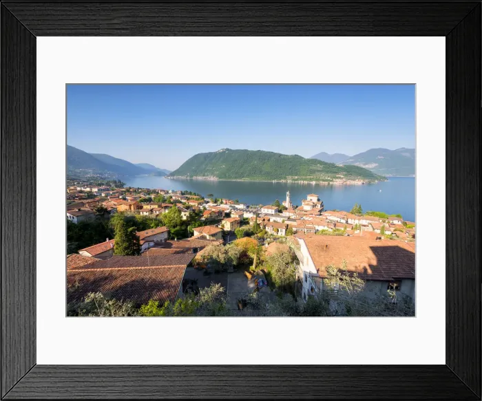 Framed Print : Sale Marasino, Iseo lake, Brescia province, Lombardy district, Italy, Europe Framed Print : Sale Marasino, Iseo lake, Brescia province, Lombardy district, Italy, Europe