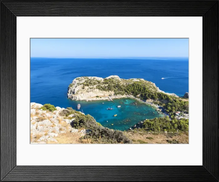 Framed Print : Anthony Quinn Bay, Faliraki, Rhodes, Greece Framed Print : Anthony Quinn Bay, Faliraki, Rhodes, Greece