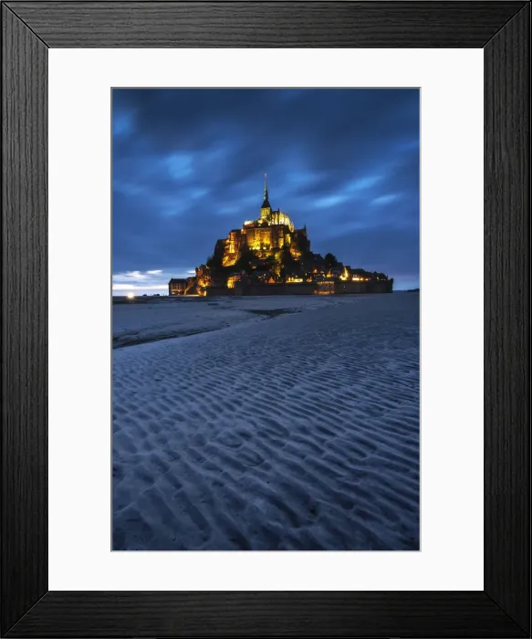 Framed Print : Le mont Saint Michel, Normandy, France, Europe Framed Print : Le mont Saint Michel, Normandy, France, Europe