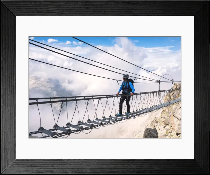 Framed Print : Sentiero dei Fiori in Adamello park, Brescia province, Europe, Lombardy district