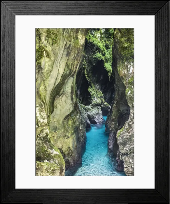Framed Print : Tolmin gorges, Goriska Region, Soaca valley, Triglav National Park, Slovenia, Europe Framed Print : Tolmin gorges, Goriska Region, Soaca valley, Triglav National Park, Slovenia, Europe