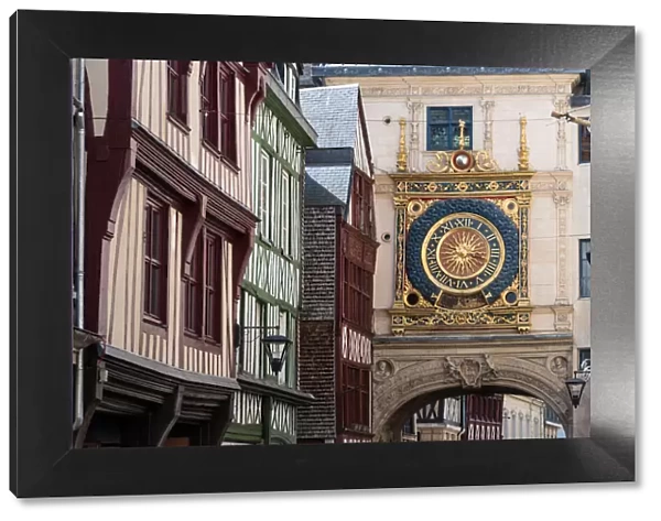 Rouen clock, Normandy, France