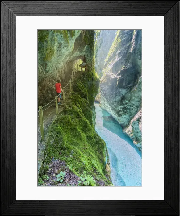 Framed Print : Tolmin gorges, Goriska Region, Soca valley, Triglav National Park, Slovenia Framed Print : Tolmin gorges, Goriska Region, Soca valley, Triglav National Park, Slovenia